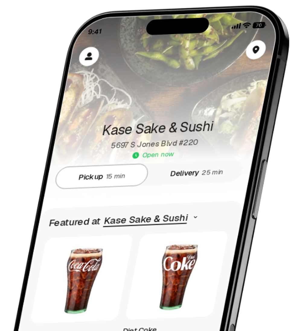 Kase Sake & Sushi app preview
